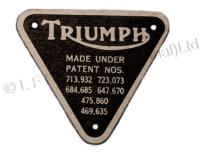 Patent Plate, Twins, 70-4016